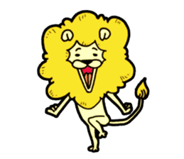 Tama is the king of beasts(No Lines) sticker #5934872