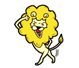 Tama is the king of beasts(No Lines) sticker #5934873