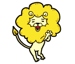 Tama is the king of beasts(No Lines) sticker #5934876