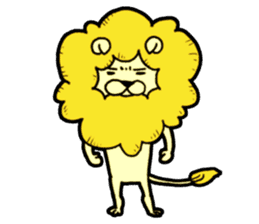 Tama is the king of beasts(No Lines) sticker #5934877