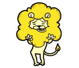 Tama is the king of beasts(No Lines) sticker #5934878