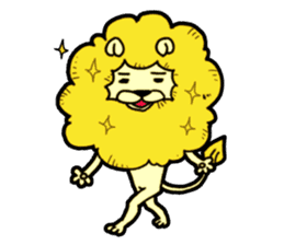 Tama is the king of beasts(No Lines) sticker #5934881