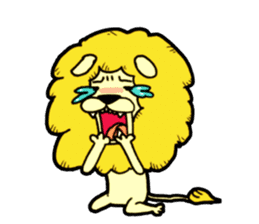 Tama is the king of beasts(No Lines) sticker #5934891