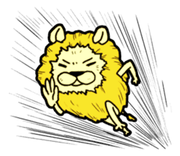 Tama is the king of beasts(No Lines) sticker #5934901