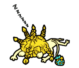 Tama is the king of beasts(No Lines) sticker #5934903
