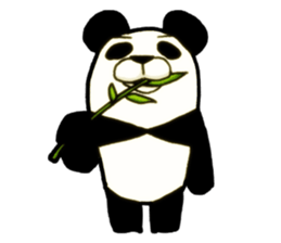 Bamboo is favorite of the Panda(NoLines) sticker #5934955