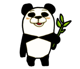 Bamboo is favorite of the Panda(NoLines) sticker #5934966