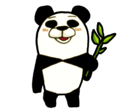 Bamboo is favorite of the Panda(NoLines) sticker #5934966