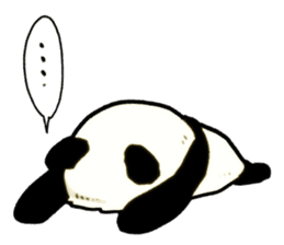 Bamboo is favorite of the Panda(NoLines) sticker #5934970