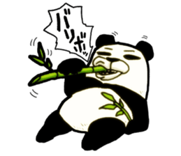 Bamboo is favorite of the Panda(NoLines) sticker #5934974