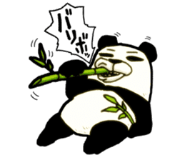 Bamboo is favorite of the Panda(NoLines) sticker #5934974