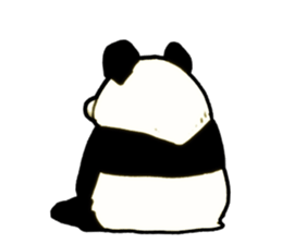 Bamboo is favorite of the Panda(NoLines) sticker #5934979