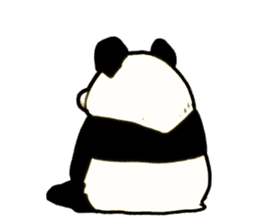 Bamboo is favorite of the Panda(NoLines) sticker #5934979