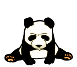 Bamboo is favorite of the Panda(NoLines) sticker #5934980