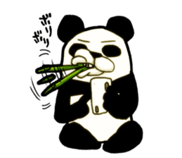 Bamboo is favorite of the Panda(NoLines) sticker #5934982