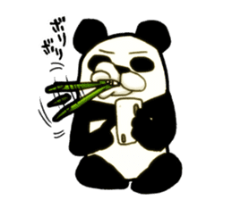 Bamboo is favorite of the Panda(NoLines) sticker #5934982