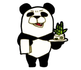 Bamboo is favorite of the Panda(NoLines) sticker #5934984