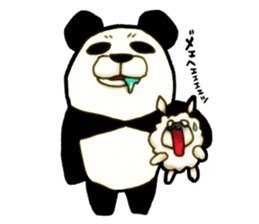 Bamboo is favorite of the Panda(NoLines) sticker #5934985