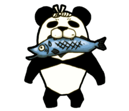 Bamboo is favorite of the Panda(NoLines) sticker #5934986