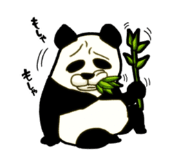Bamboo is favorite of the Panda(NoLines) sticker #5934988