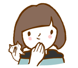 Lemon cheese Girl sticker #5935008