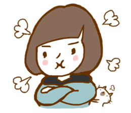 Lemon cheese Girl sticker #5935011