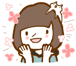 Lemon cheese Girl sticker #5935014