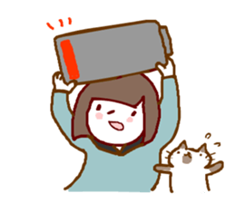 Lemon cheese Girl sticker #5935020