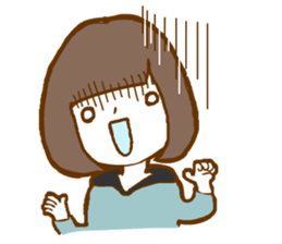 Lemon cheese Girl sticker #5935025