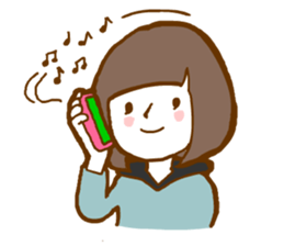 Lemon cheese Girl sticker #5935028