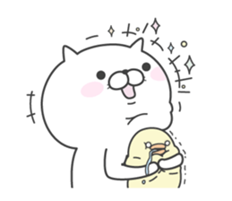 Cat and chick. vol.3 sticker #5935163