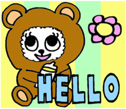 HELLO BABY RABBIT sticker #5935486