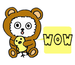 HELLO BABY RABBIT sticker #5935487