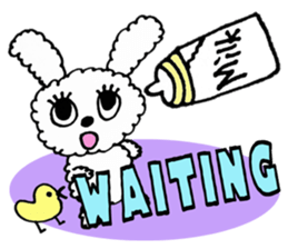 HELLO BABY RABBIT sticker #5935491