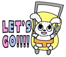 HELLO BABY RABBIT sticker #5935497