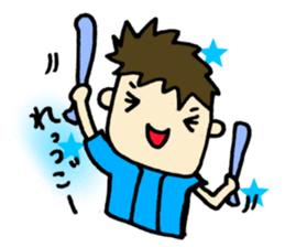 Love of baseball sticker #5935551