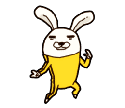 kung fu rabbit D.(No Lines) sticker #5935837