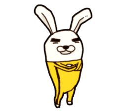 kung fu rabbit D.(No Lines) sticker #5935847