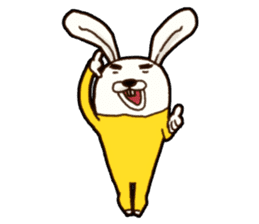 kung fu rabbit D.(No Lines) sticker #5935855