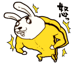 kung fu rabbit D.(No Lines) sticker #5935861
