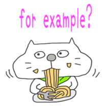 Beckoning cat (English edition sticker #5936077