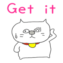 Beckoning cat (English edition sticker #5936095