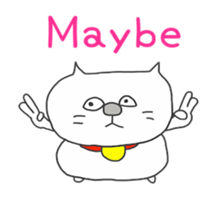 Beckoning cat (English edition sticker #5936096