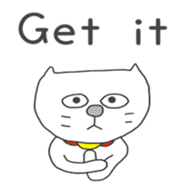 Beckoning cat (English edition sticker #5936104