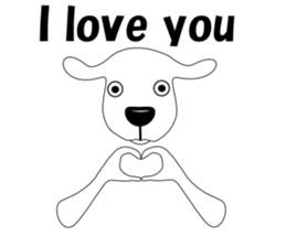 Free dog(English edition) sticker #5936593