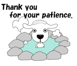 Free dog(English edition) sticker #5936600