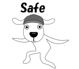 Free dog(English edition) sticker #5936601