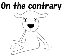 Free dog(English edition) sticker #5936603