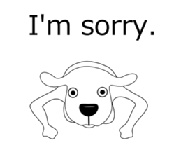 Free dog(English edition) sticker #5936604