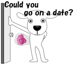 Free dog(English edition) sticker #5936606